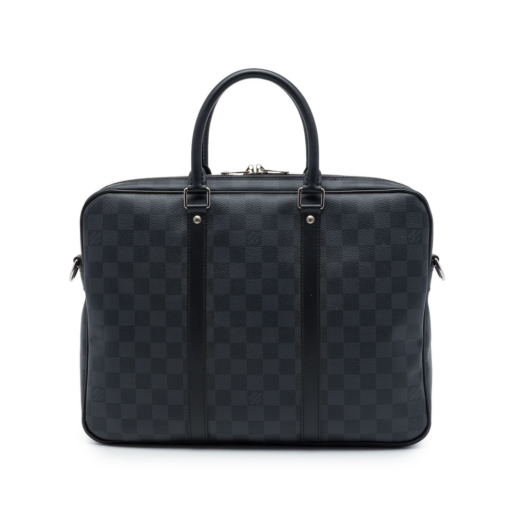 Pre-Loved Louis Vuitton Damier Graphite Porte Documents Voyage  PM